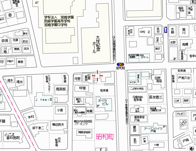 昭和町土地地図